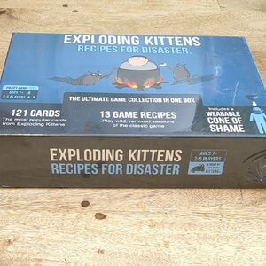 NWT Exploding Kittens Recipes for Disaster Board Game